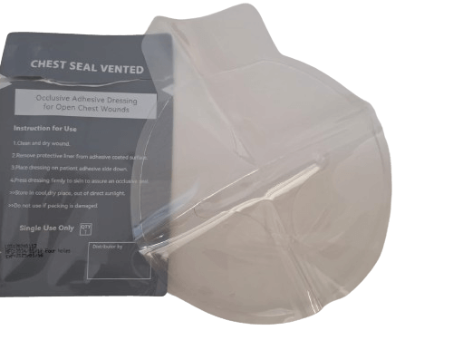 תחבושת לטיפול בפגיעות חזה / שסתום אשרמן CHST SEAL VENTED
