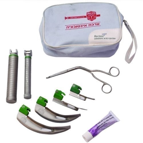 ערכת אינטובציה בתיק גמיש